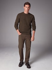 Brown Straight Fit Soft Touch Coloured Jeans - Image 2 of 7