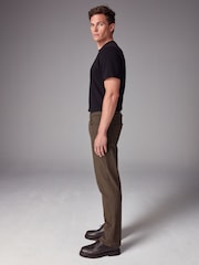 Brown Straight Fit Soft Touch Coloured Jeans - Image 4 of 7