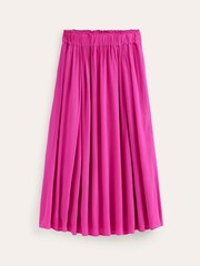 Boden Pink Crinkle Midi Skirt - Image 3 of 5