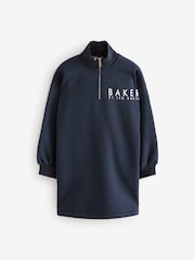 Baker by Ted Baker Zip Neck Sweat Dress - Image 6 of 10
