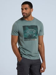 Animal Green Mens Jacob Organic T-Shirt - Image 1 of 9