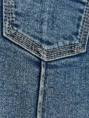 River Island Blue Girls Pedal Pusher 100% Cotton Jeans - Image 4 of 4