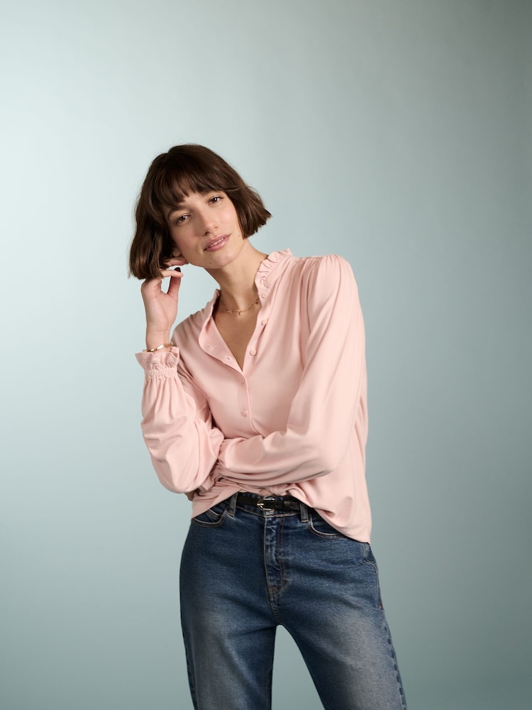 Baukjen Pink Sima Blouse with Lenzing™ Ecovero™ - Image 2 of 4