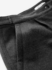 Grey Premium Ponte Barrel Leg Trousers With Wool - Image 8 of 9