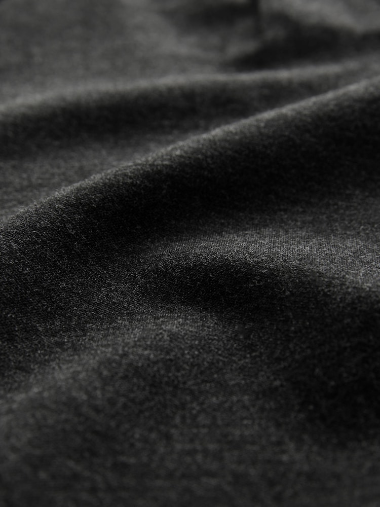 Grey Premium Ponte Barrel Leg Trousers With Wool - Image 9 of 9