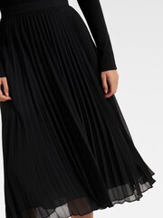 Forever New Black Hailee Pleated Skirt - Image 2 of 5