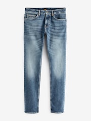BOSS Mid Blue Slim Fit Comfort Stretch Denim Jeans - Image 5 of 5