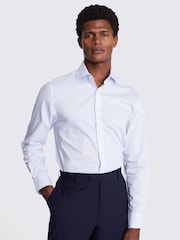 MOSS LIGHT BLUE Tailored Stretch Shirt - Image 1 of 4