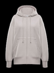 Crème - Nike Phoenix Plush Oversized Cozy Fleece Full-Zip Hoodie - Image 6 of 6