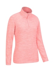 Mountain Warehouse Pink Womens Snowdon Melange Fleece - Image 2 of 5