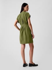 Gap Green Utility Mini Shirt Dress - Image 2 of 6