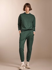 Baukjen Green Sandra Organic Cotton & Kapok Blend Joggers - Image 1 of 5