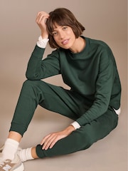 Baukjen Green Sandra Organic Cotton & Kapok Blend Joggers - Image 2 of 5
