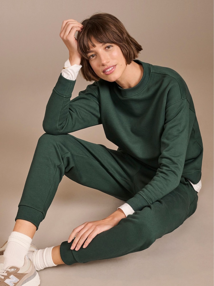 Baukjen Green Sandra Organic Cotton & Kapok Blend Joggers - Image 2 of 5
