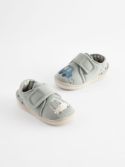 Grey Transport Touch Fastening Cupsole Slippers - Image 1 of 6