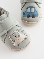 Grey Transport Touch Fastening Cupsole Slippers - Image 4 of 6