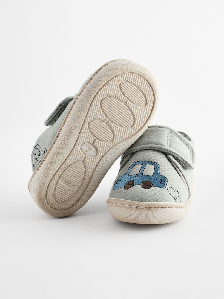 Grey Transport Touch Fastening Cupsole Slippers - Image 5 of 6