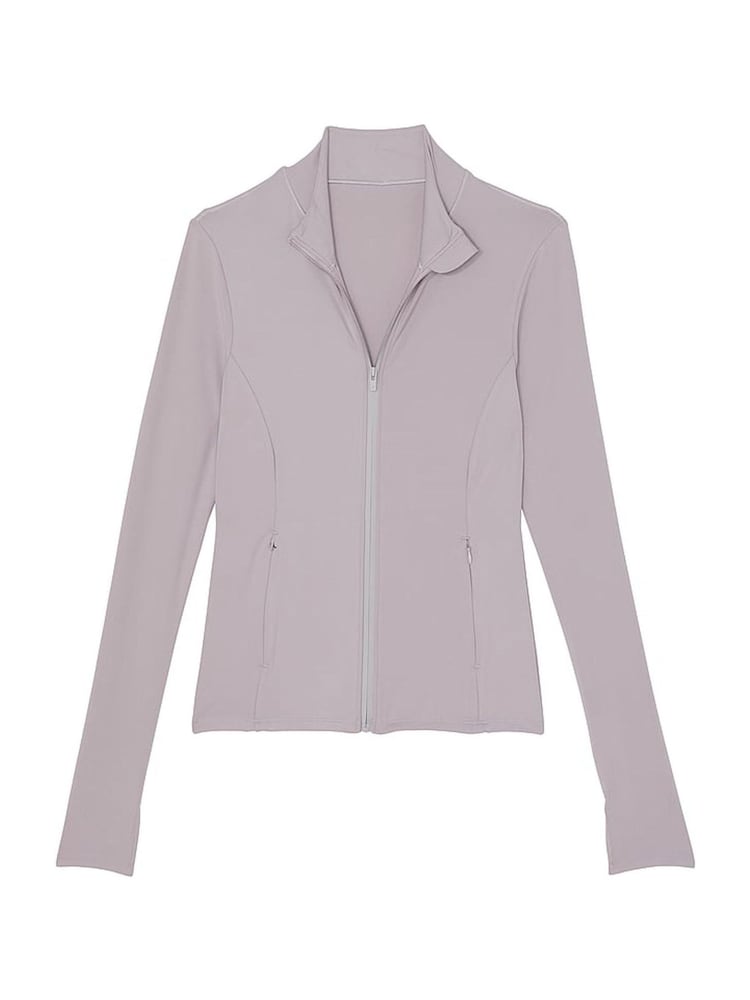 Victoria's Secret PINK Dusty Purple Relay Sports Full Zip Jacket - Image 1 of 1 Victoria's Secret PINK Dusty Purple Relay Sports Full Zip Jacket - Image 1 of 1
