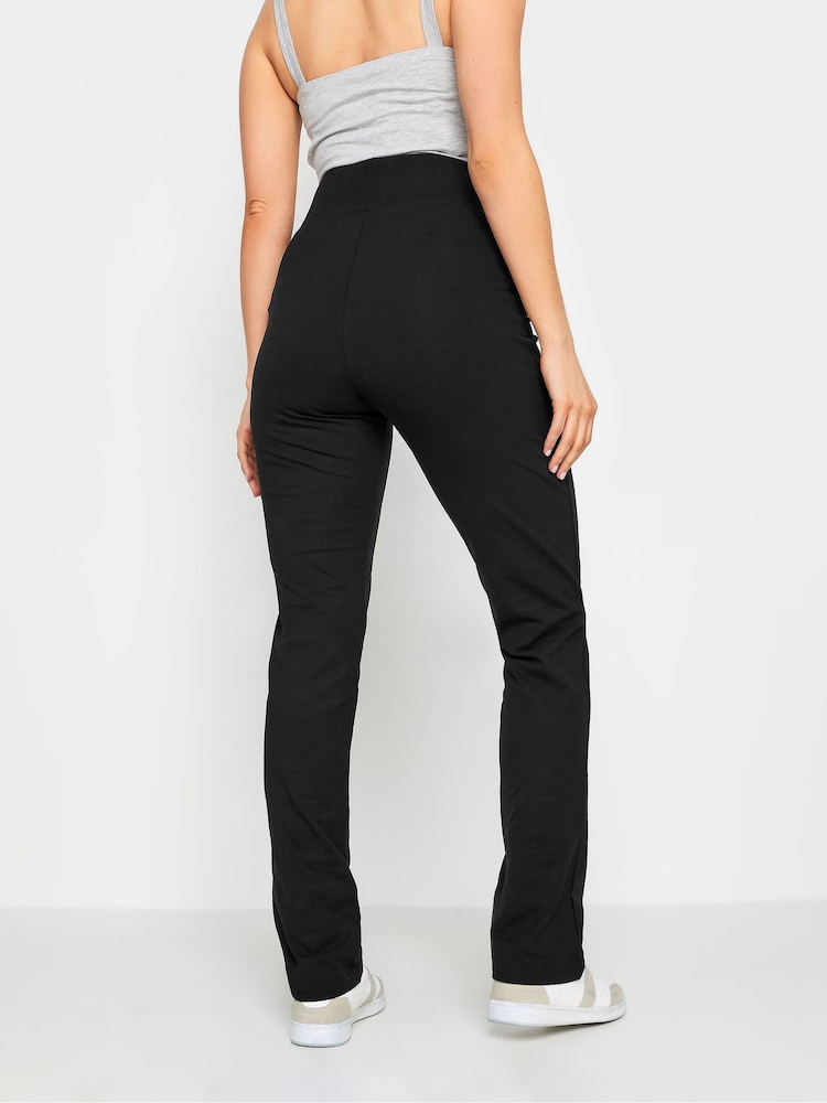 Long Tall Sally Black Slim Leg Yoga Joggers - Image 3 of 4