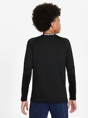 Nike Black Pro Dri-FIT Long-Sleeve Training Crewneck T-Shirt - Image 2 of 3