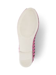 Pavers Pink Pavers Leather Open Toe Ballet Flats - Image 5 of 6