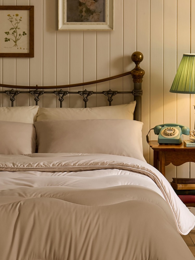 Night Lark Plain Coverless Duvet and Pillowcase Set - Image 1 of 6 Night Lark Plain Coverless Duvet and Pillowcase Set - Image 1 of 6