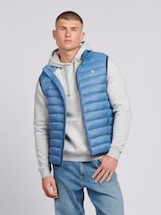 U.S. Polo Assn. Blue Sky Mens Bound Quilted Gilet - Image 1 of 8