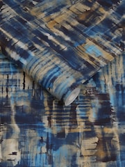 Graham & Brown Blue Reecho Twilight Wallpaper Sample - Image 3 of 3