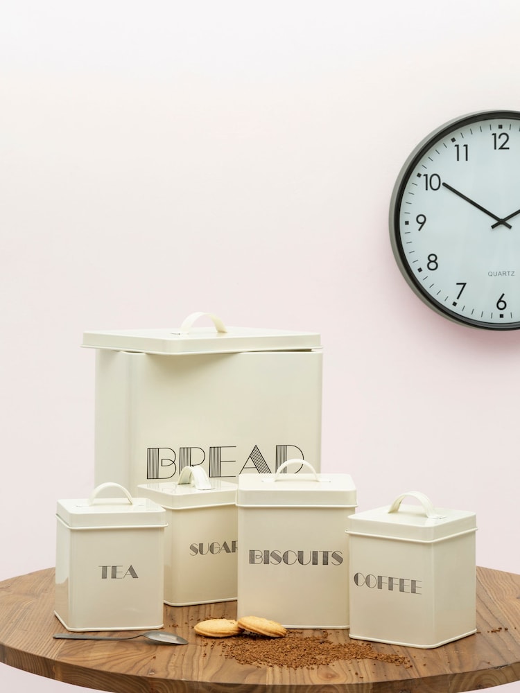 Maison by Premier 5 Piece Cream Easton Storage Set - Image 1 of 5