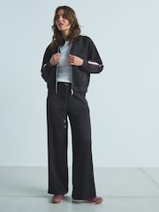 Schwarz/Weiß - Jacke mit durchgehendem Reißverschluss - Bild 2 von 8