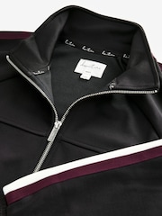 Schwarz/Weiß - Jacke mit durchgehendem Reißverschluss - Bild 7 von 8