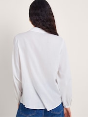 Monsoon Off White 100% Cotton Cutwork Flora Shirt - Image 3 of 4