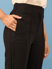 Black Slim Sculpting Trousers - Image 4 of 4