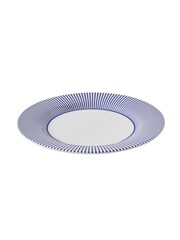 Spode Blue Steccato Dinner Set of 4 Dinner Plates - Image 5 of 7