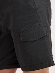 JD Williams Black Soft Cargo Shorts - Image 4 of 4