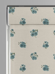 Sophie Allport Blue Poppies Made to Measure 100% Cotton Roman Blinds - Image 3 of 6