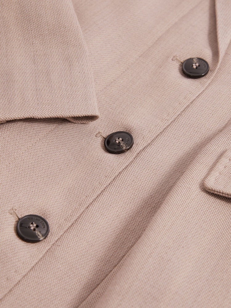 Reiss Pink Lucinda Tailored Mini Dress - Image 7 of 7