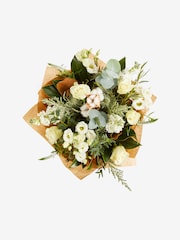 White Rose and Lisianthus Fresh Flower Bouquet - Image 4 of 4
