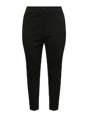Yours Curve Black Bengaline Trousers - Image 3 of 4