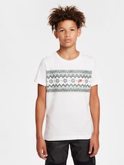 Nike White Sportswear T-Shirt - Image 1 of 5
