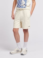 Lee White Boys 100% Cotton Badge Shorts - Image 1 of 8
