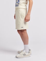 Lee White Boys 100% Cotton Badge Shorts - Image 4 of 8