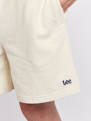 Lee White Boys 100% Cotton Badge Shorts - Image 5 of 8