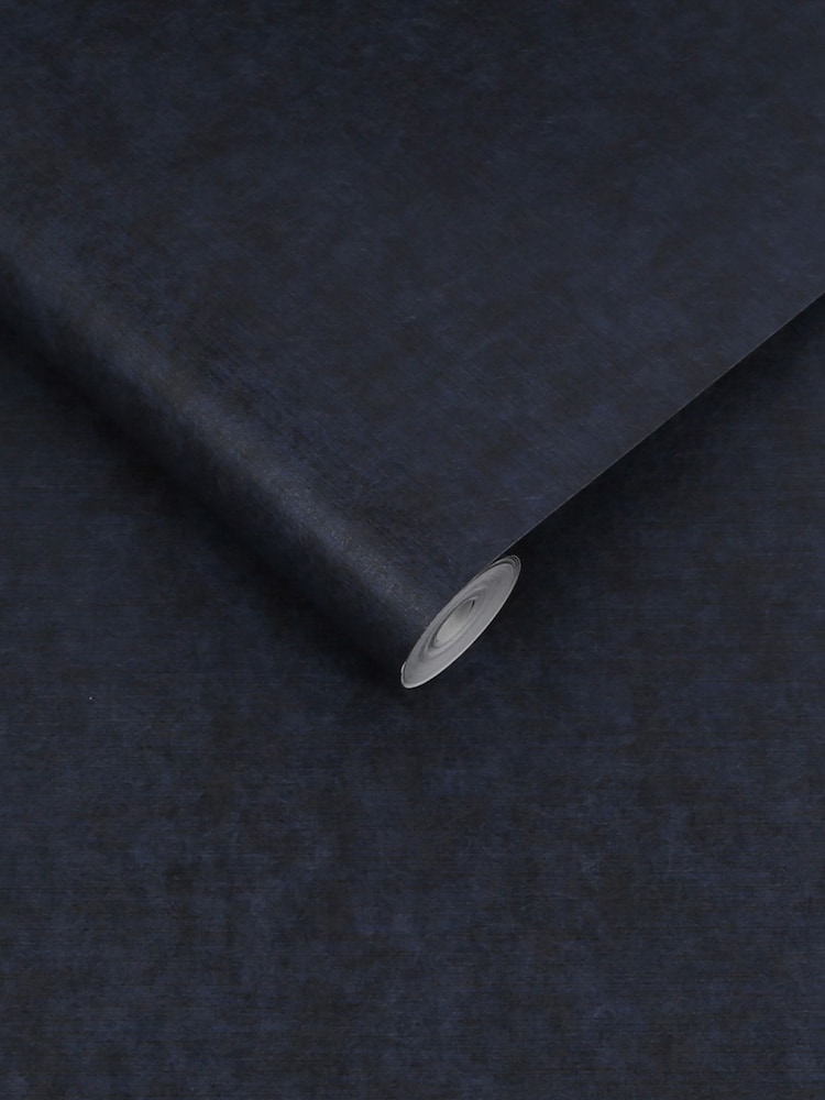 Graham & Brown Blue Organdy Silk Wallpaper Sample - Image 3 of 3