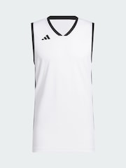 adidas White 3G Speed Reversible Basketball Jersey - Image 6 of 6