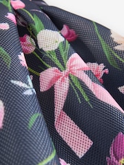 Baker by Ted Baker Navy Floral Airtex Scuba Dress - Image 11 of 11