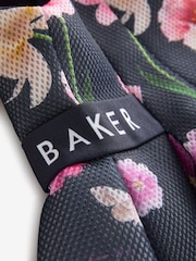 Baker by Ted Baker Navy Floral Airtex Scuba Dress - Image 9 of 11