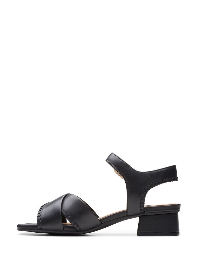 Clarks Black Leather Serina35 Cross Sandals - Image 2 of 8 Clarks Black Leather Serina35 Cross Sandals - Image 2 of 8