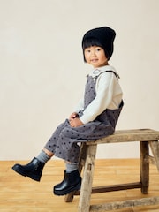 Black Rib Beanie Hat (1-16yrs) - Image 1 of 3
