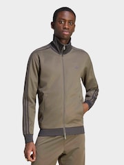 adidas Originals Brown Classic Track Jacket - Image 1 of 6